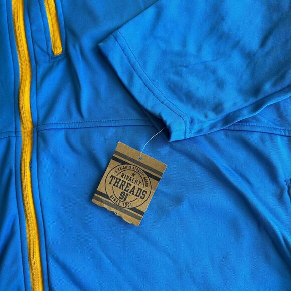 NWT UCLA Bruins Jacket Mens 2XL Blue Gold Full Zip NCAA Rivalry Threads New - Picture 3 of 12